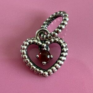 Pandora heart dangle  charm